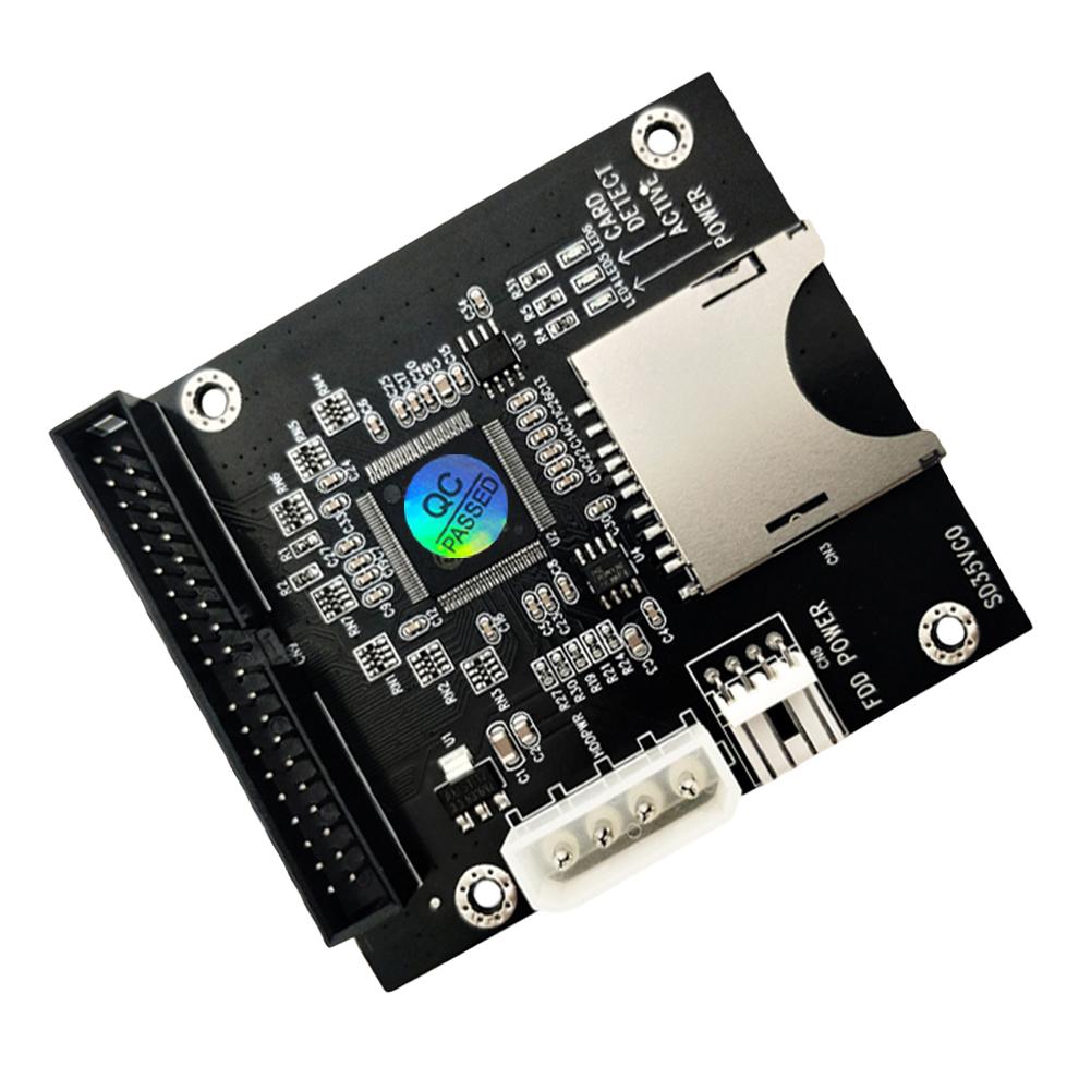 SD Card To 3.5inch 40Pin IDE Hard Disk Drive Adapter 40Pin IDE Hard Drive Adapter Converter Support for Dos Linux Windows