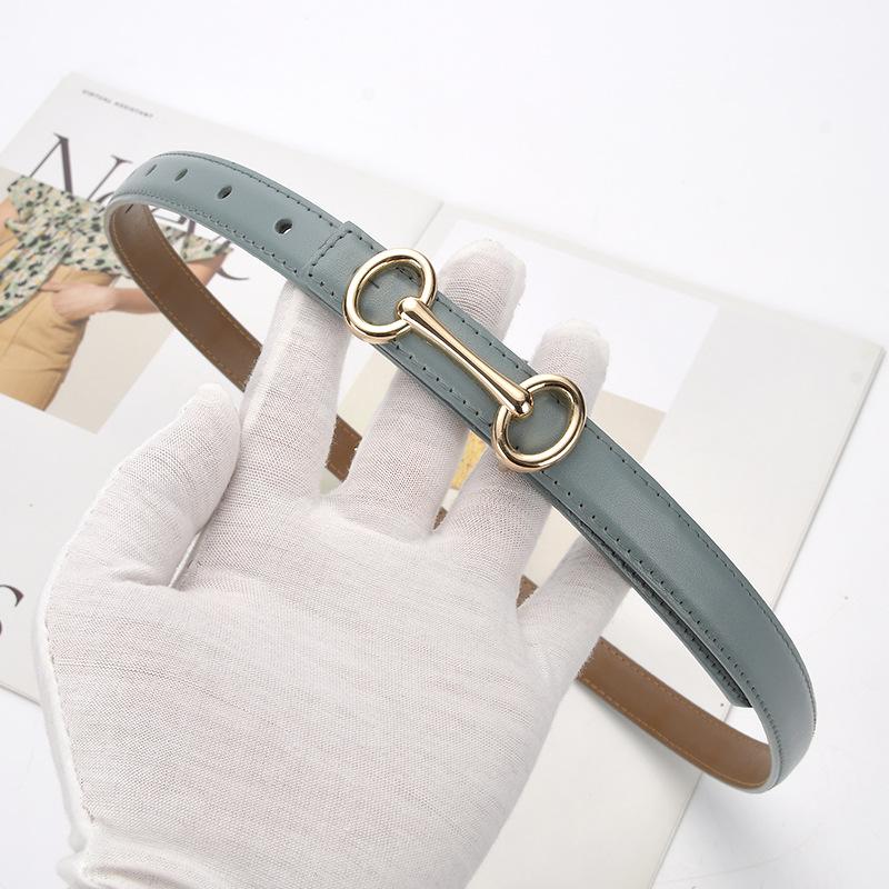 Four Seasons Available New Leather Belt Women'S Simple Fashion Versatile Belt Women'S Jeans Western Pants Paired With Pants Belt