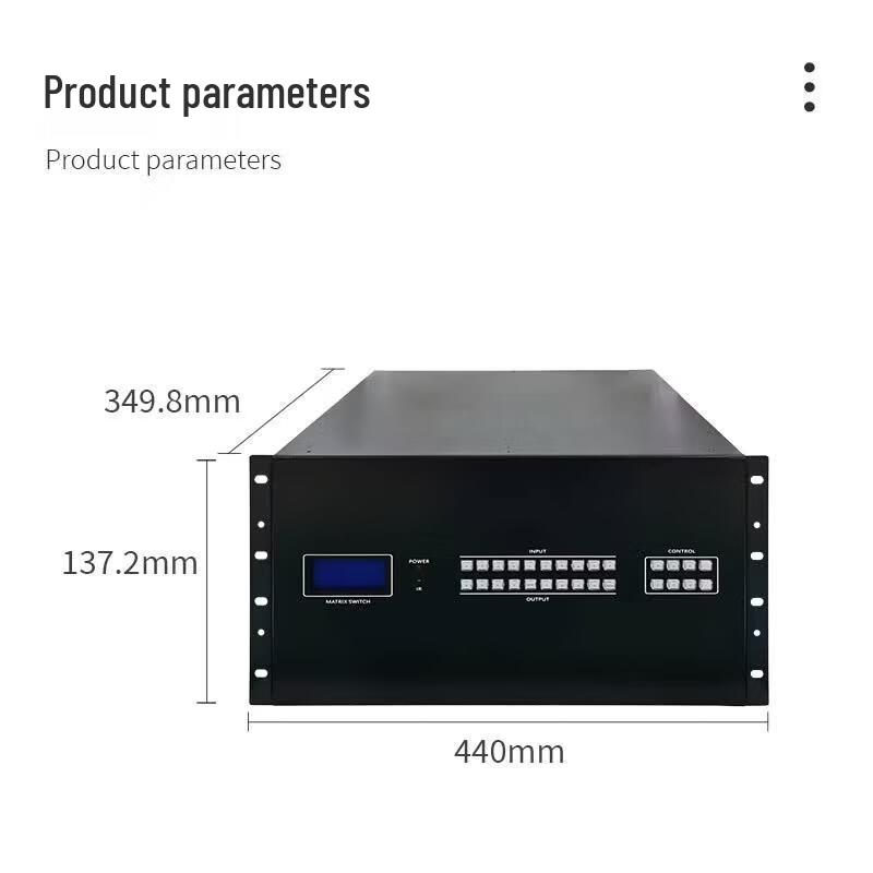 Yeren HD Video Seamless Hybrid Matrix Switcher Chassis