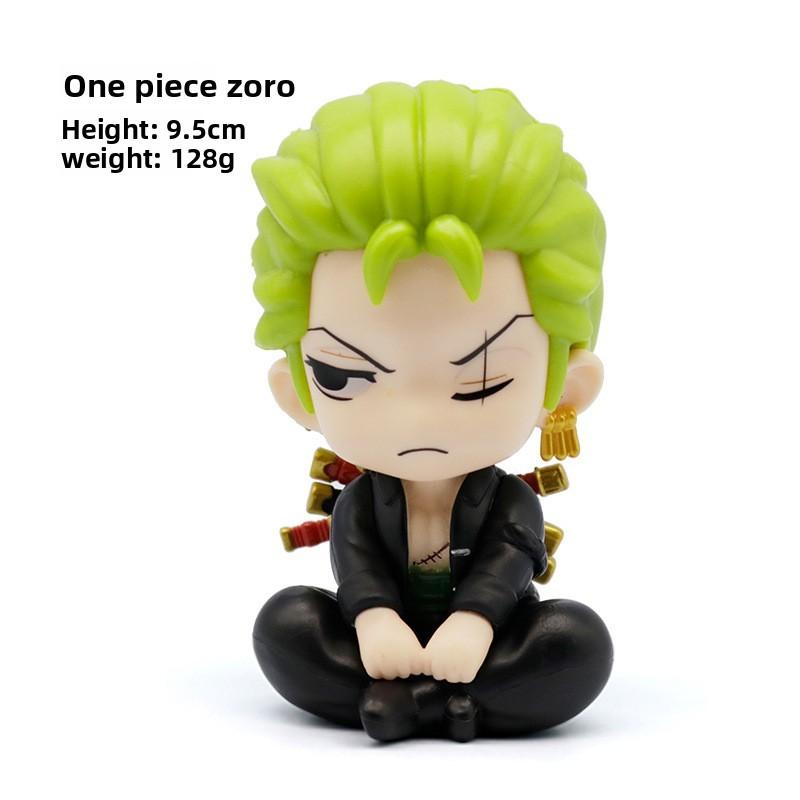 One Piece Pvc Action Figures With Sitting Pose For Collection And Display