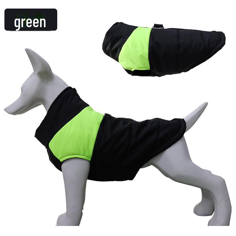 Dog Winter Ski Suit: Warm Down Cotton Jacket for Pets