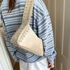 French Retro Rivet Handbag Spicy Girl Style Commuting Shoulder Bag Pillow Underarm Bag  Winter