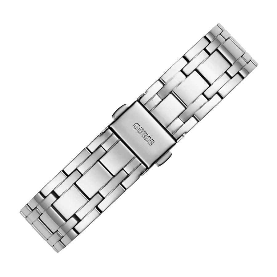 Guess Damen Quarz Edelstahl Drei-Zeiger Uhr Edelstahlgehäuse GW0033L1