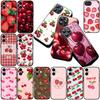 For Motorola Moto G55 G45 G75 G85 G35 Edge 50 30 Fusion 40 NEO Ultra Pro Phone Case Cherry Fruit Summer Strawberry Cherries
