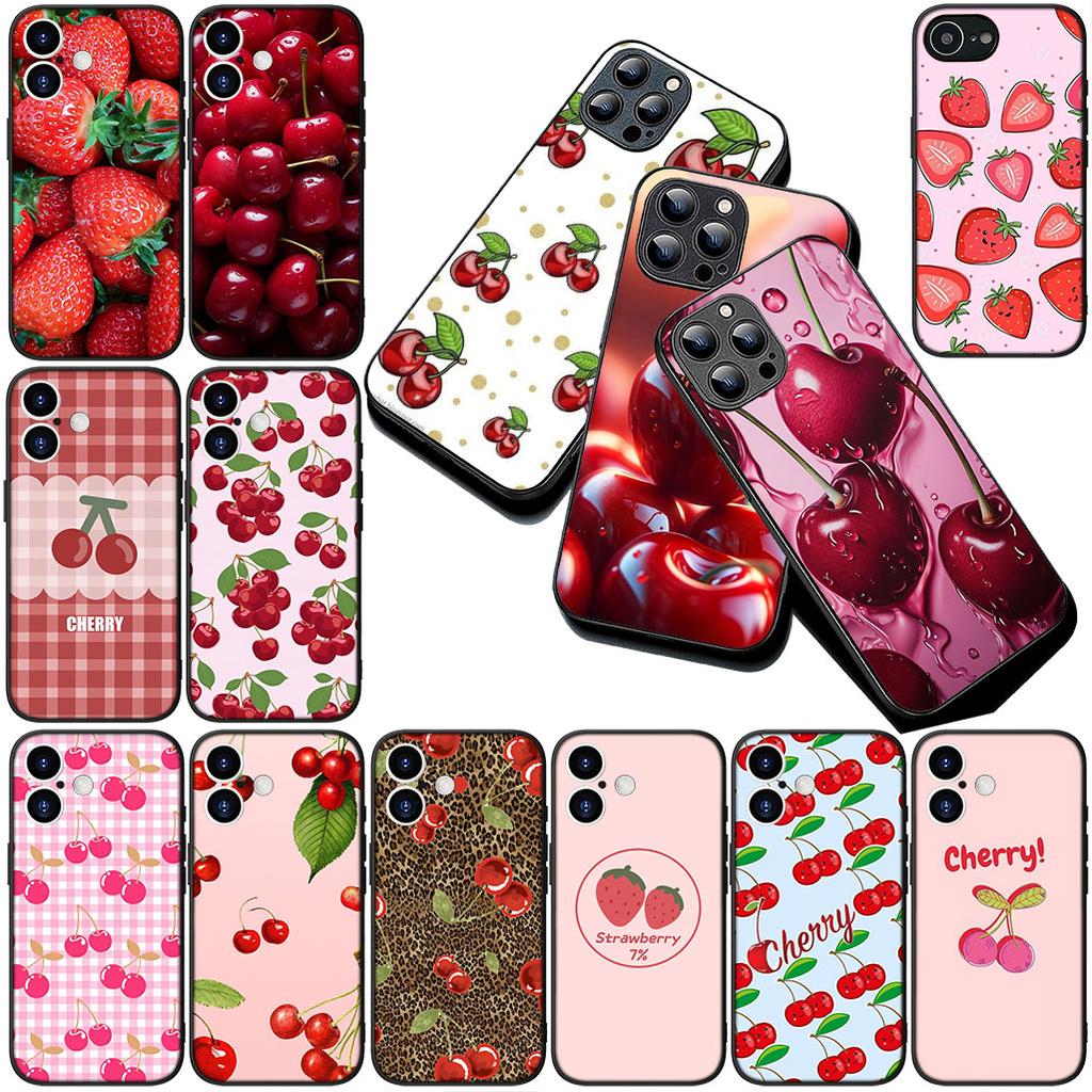 Cover for Xiaomi Poco C75 C65 C85 X7 X6 M8 F7 F8 Ultra F6 Pro Casing Phone Case Cherry Fruit Summer Strawberry Cherries