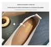 Black Soft Leather Square Toe Low-Cut Women’s Shoes - 2025 Stylish Niche Designer, Available in Large Sizes