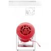 Taibang MS190 Mini Motor Alarm Buzzer with Gold Shell (12V/24V/220V) - Red