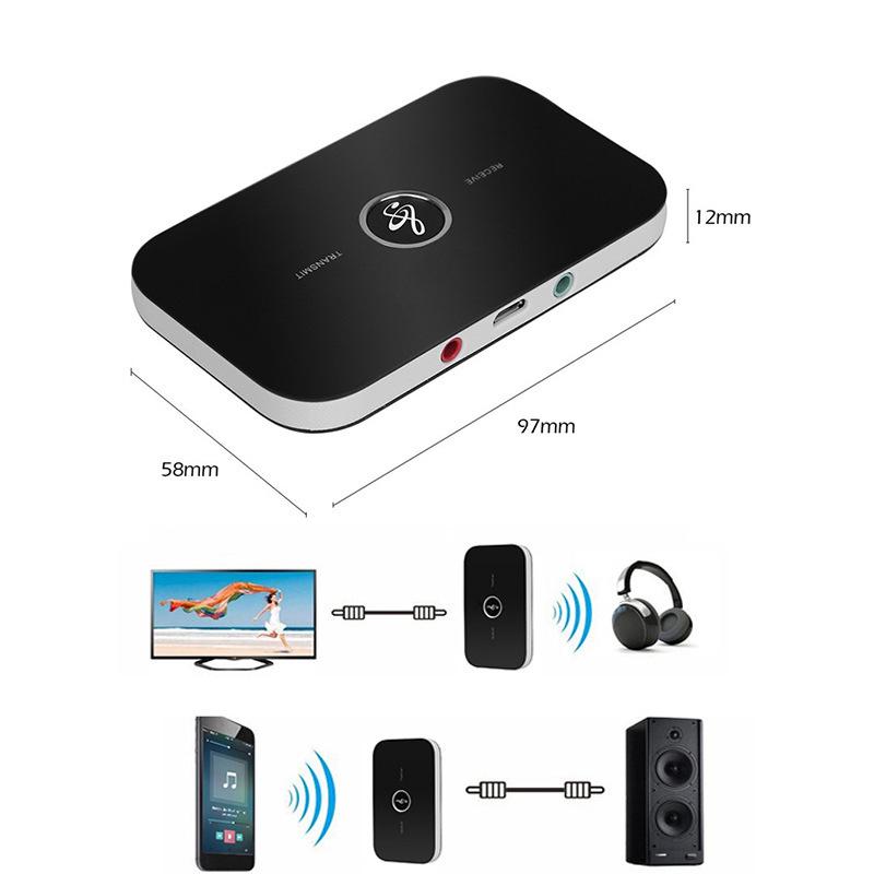B6 Bluetooth 5.0 Wireless Audio Adapter & Transmitter for TVs, Computers, and Mobile Phones