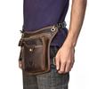 Humerpaul Men Leather Waist Bag Multifunctional Shoulder Bag