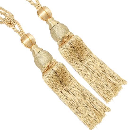 1 Pair Tassel Curtain Tiebacks Decorative Curtain Ties Elegant Long Fringe Curtain Holders for Window Curtains Door Curtains Home Decor