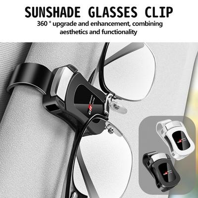 Car Sun Visor Glasses Box Sunglasses Clip Card Ticket Holder Fastener Pen Case For Chr Corolla Camry Rav4 Yaris GR