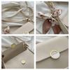 With Ribbon Small Square Bag Large Capacity Chain Crossbody Bag  Female Lady Girl