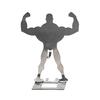 Stainless Steel Muscle Man Sausage Stand Portable Reusable Standing Man Hot Dog Holder Outdoor Camping Roaster Barbecue Grill Accessories