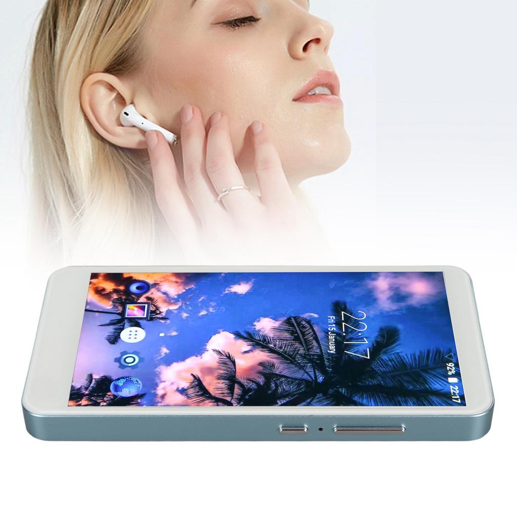 For   Portable MP4 Player 5.0 Inch Full Touch HD Screen Noise Reduction Support Photo FM Radio Music Player with   and WiFi