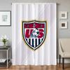 Window Kitchen Curtains for Living Room 2 Pieces Blackout Curtains Door Curtain USA N-national Team Bedroom Decoration Partition