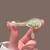 1/4Pcs Women Hair Clips Faux Pearl Decorations Floral Design Secure Fit Hair Pins Lute Shape Hairpins Formal Hairstyle Accessories