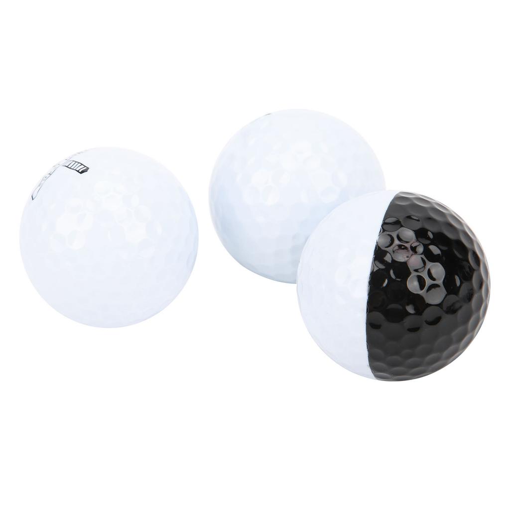 3Pcs Rubber Golf Balls Driving Range Training Balls Golf Club Auxiliary Accessories