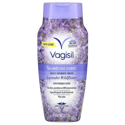 Sensitive Fragrance, Daily Intimate Wash, Lavender Wildflower, 12 Fl Oz (354 Ml)