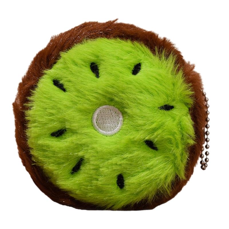 Новинка Плюшевый Фруктовый Кошелек Маленький Карман на Молнии Держатель для Денег Детские Аксессуары