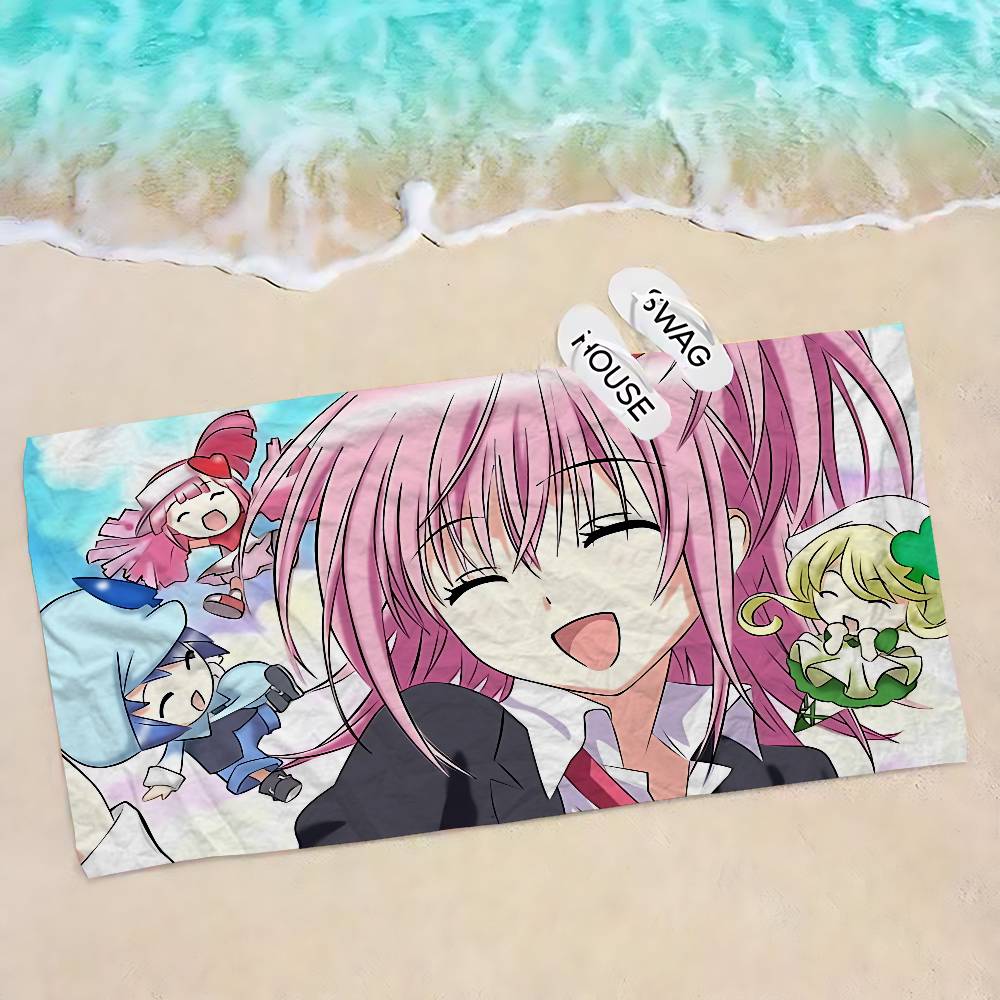 Shugo Chara Japan Anime Anime Beach Swimming Towel Soft Absorbent Washcloth Children's Gifts for Kids Travel Camping Gym