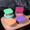 6pcs Square Salad Dressing Cup Leak-proof Snack Box Jam Cup Sauce Cup  Worker