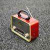 Vintage AM/FM/SW Radio with Light Home Radio Portable Wireless Bluetooth Audio TF Card USB Flash Disk MP3 Player