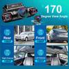 4 Channel 1080P Car DVR WiFi GPS 4 Lens 170 Degree with Rear Camera Dash Cam Dual 8 Infrared Light Night Vision Car Camera
