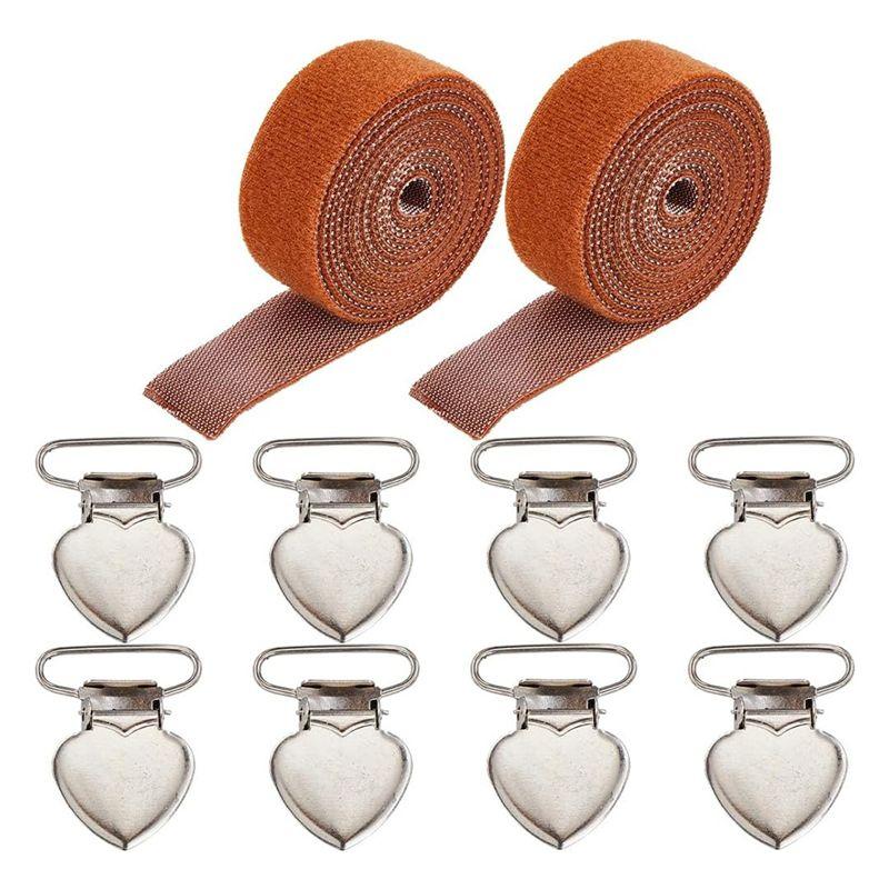 

M-Modern-Canvas Elastic Clips Reel Rod Side Tension Clip Set Adjustable Hand Embroidery Needlework Sewing Gadgets For DIY