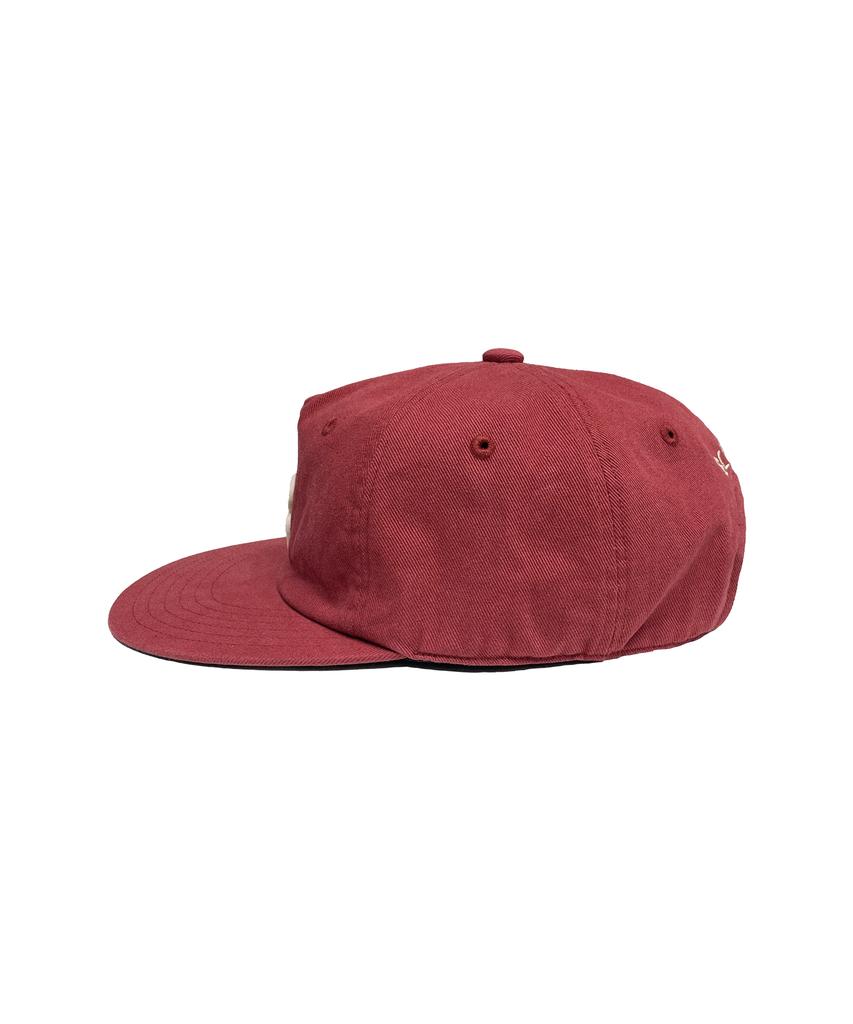 Beullullu B Logo Applique 5 Panel Cap (Red)
