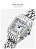 2023 Elegant Retro Roman Women's Waterproof Quartz Square Watch