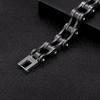 Locomotive Men Punk Rock Bicycle Chain Bracelet Stainless Steel Mountain Bike Chain Accessory Male Gifts