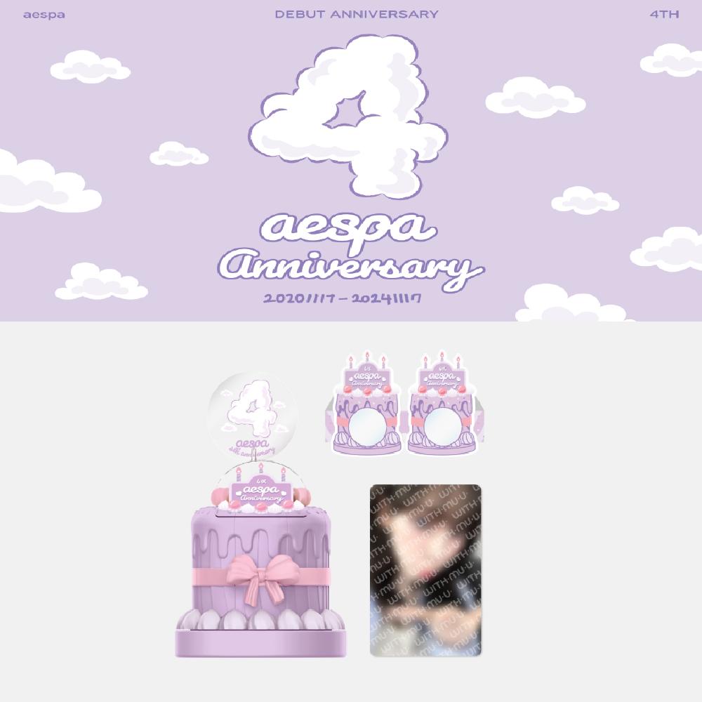 

Предварительный заказ набора тортов на 4-ю годовщину aespa KARINA