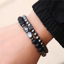 Bohemian Elastic Bracelet Combination Shoushan Stone Turquoise Bracelet Beach Vacation Handmade Beaded Bracelet Female