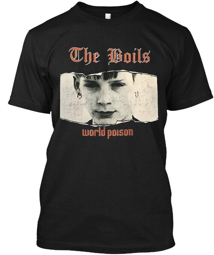 

NEW! Popular The Boils World Poison American Street Oi! Music T-Shirt Unisex T-Shirt S