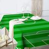 Football Field Plan Home Tablecloths Dining Decoration And Rectangular Table Accessories Waterproof Cloth Anti-stain