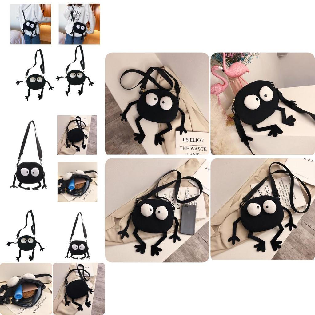 2020 New Style Funny Canvas Mini Bag For Women, Cute Shoulder Crossbody Round Bag