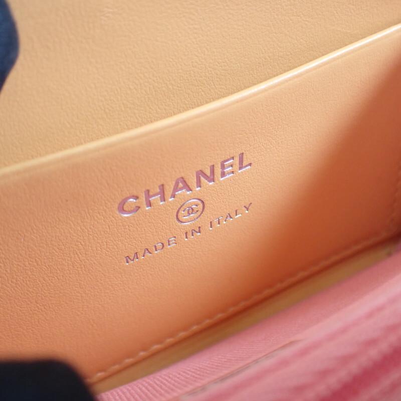 CHANEL  AP3716_B14928_NS838 Coin case Orange Women