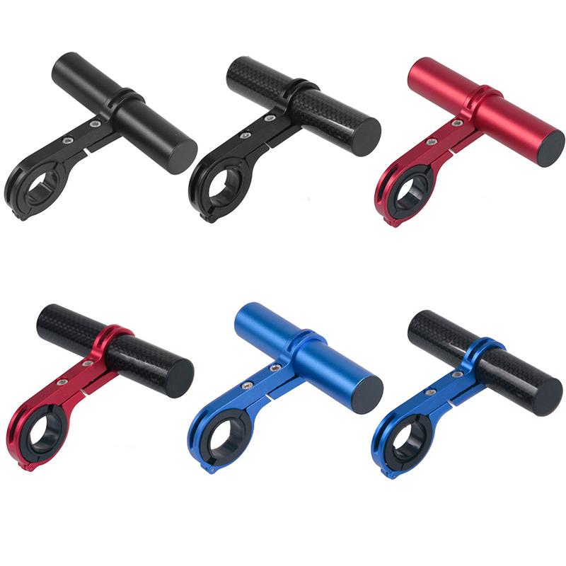 Mountain Bike Handlebar Extender Handle Bar Cellphone Speed Meter Extension Bracket Outdoor Frame Accessories Carbon Fiber