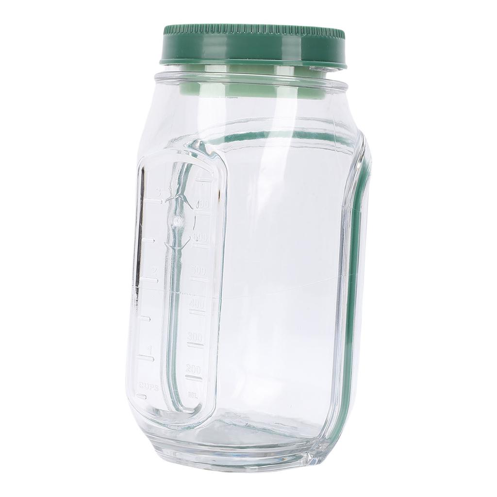Barattolo per Insalata con Apertura Laterale in Plastica Ermetico Portatile Contenitore per Insalata con Scomparto per Condimento per Viaggio Preparazione Pasti