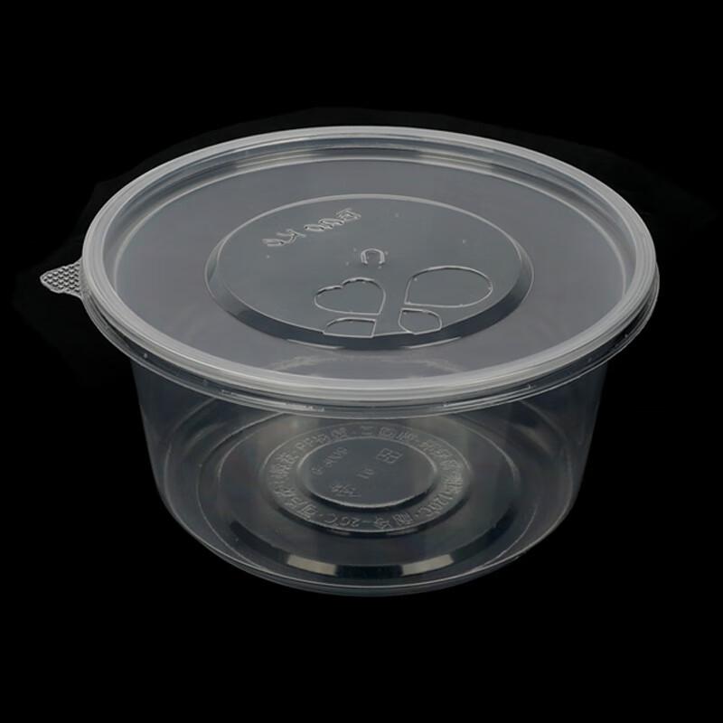 

280ml Disposable PP Plastic Takeaway Bowl with Flat Lid