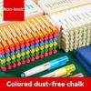 High Quality Dustless Chalk for Blackboard Chalkboard Drawing Writing Not Easy Break School Office Supplies Kids Colored Chalk