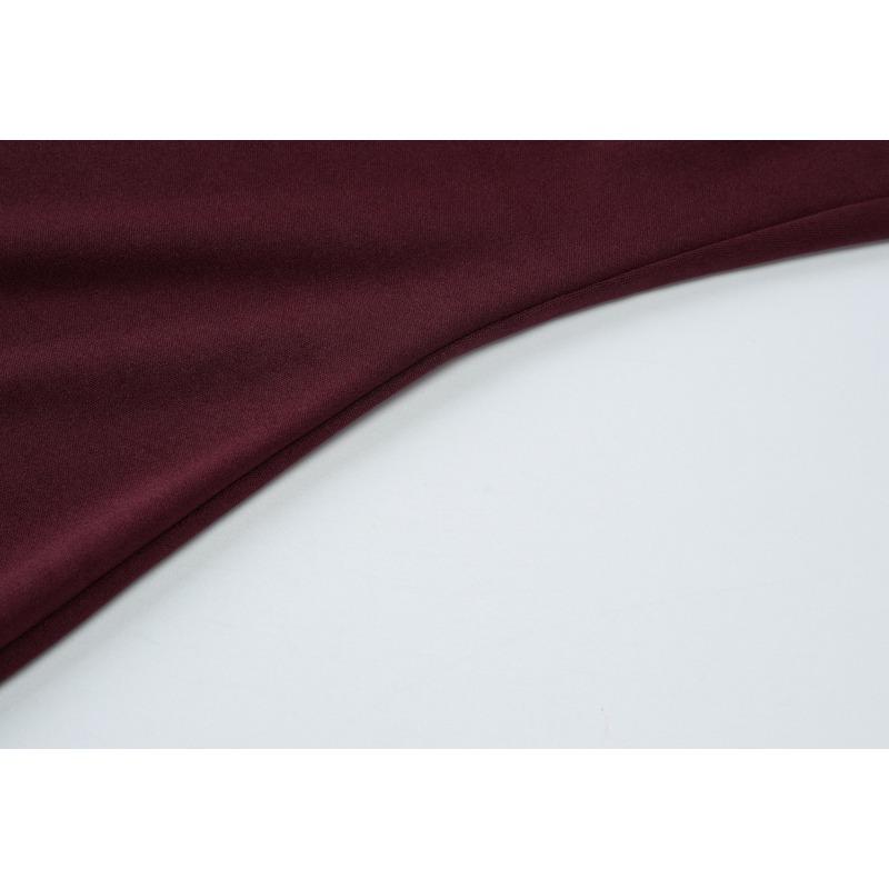 Women Elegant Slim Fit Square Neck Sleeveless Waist Cinched Solid Long Dress
