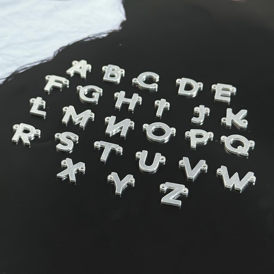 Excellent Jewelry A-Z Initial Charms for Jewelry Bracelet Making Fashion Gold Filled Letter Connector A