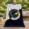 Fenerbahce Blanket Flannel Blanket Soft Cozy Plush Throw for Sofa Bed Lightweight Home Decoration Gifts for Christmas Various Holidays