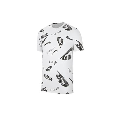 T-shirt de Sport Manches Courtes Swoosh Homme Hauts Blanc CU9084-100