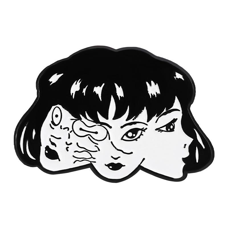 

Metal Stunning Brooch With Playful Facial Expressions For Creative Fashion Accessories