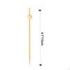 200Pcs Bamboo Cocktail Picks Skewers Ball Decorative Toothpick for Catering Event Burger Holiday