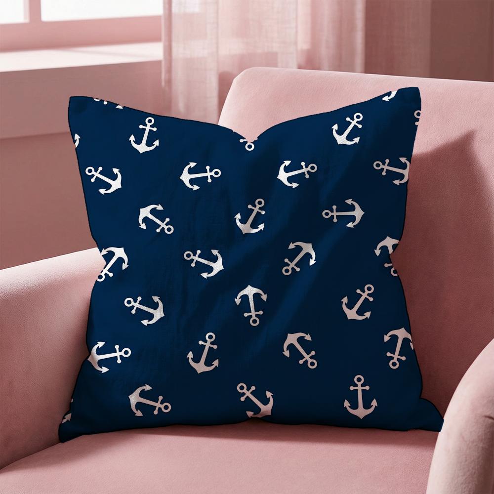 Marine animals Cushion Cover Multi-Scene Pillow Cover for Home & Car - Reversible, Soft & Durable for Daily Use