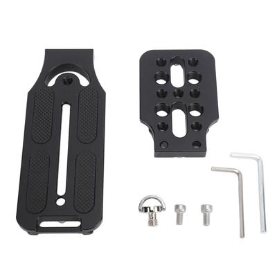 Suporte L para Câmera DSLR Placa de Liberação Rápida Vertical Tripé Placa de Liberação Rápida Suporte L para Câmera