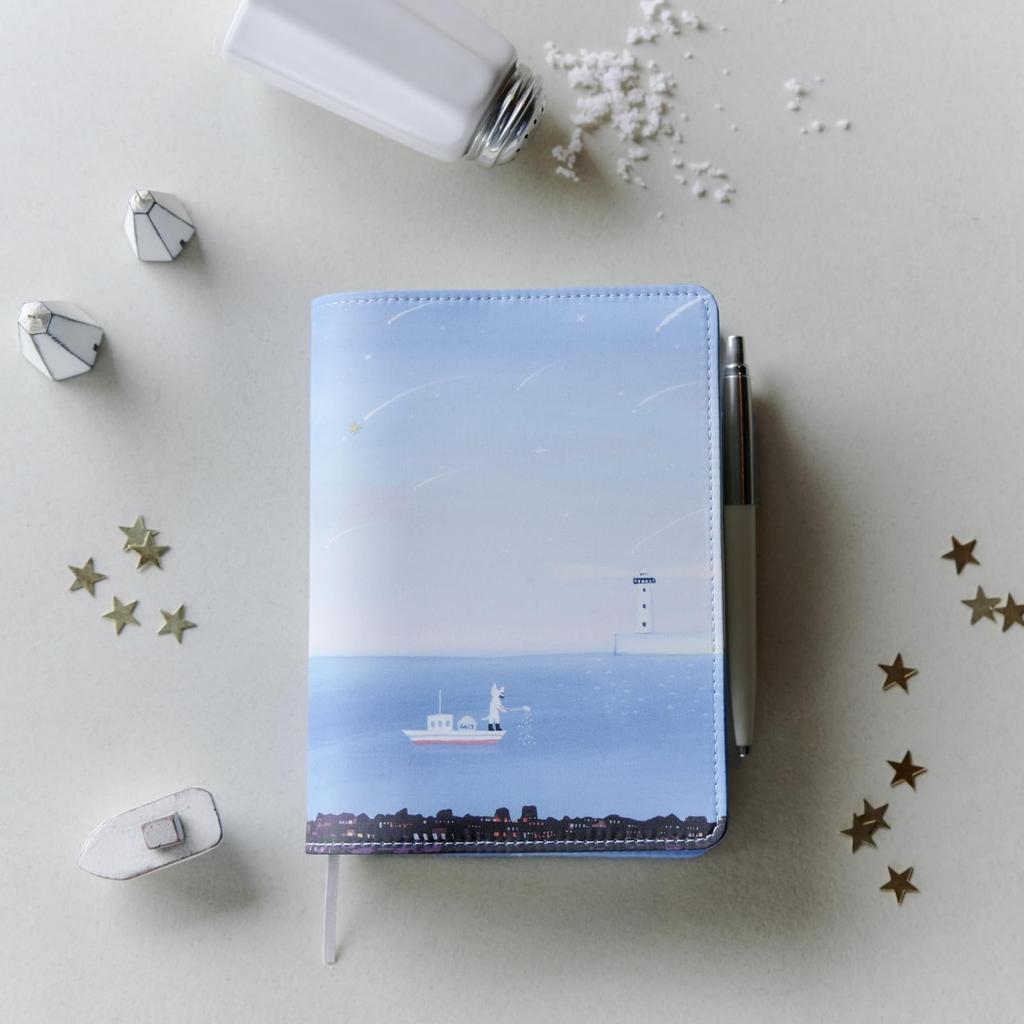Hobonichi Planer Hülle Dream the Sea Säge in A6 Größe 5 Jahre (Hiroko Kubota/Der Morgen)